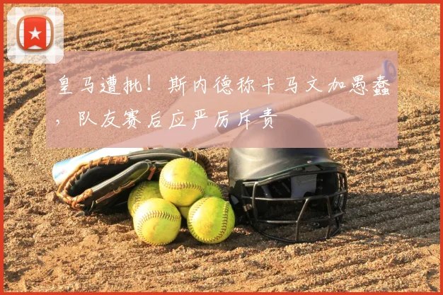 皇马遭批!斯内德称卡马文加愚蠢,队友赛后应严厉斥责